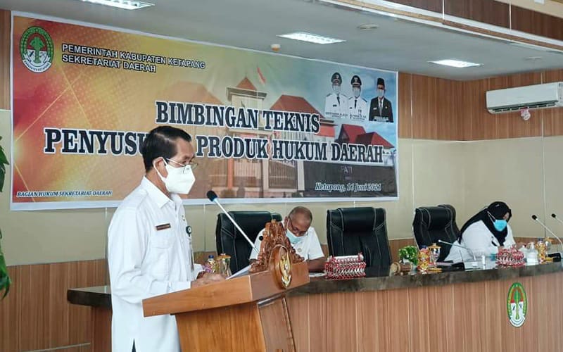 Pemkab Ketapang Gelar Bimtek Penyusunan Produk Hukum Daerah