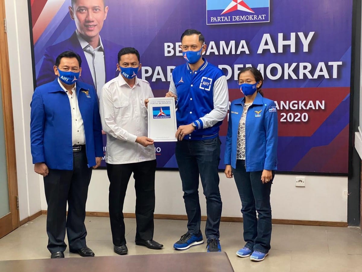 Pilkada Kapuas Hulu, Hamdi Jafar – Jhon Itang Kantongi Rekomendasi Partai Demokrat