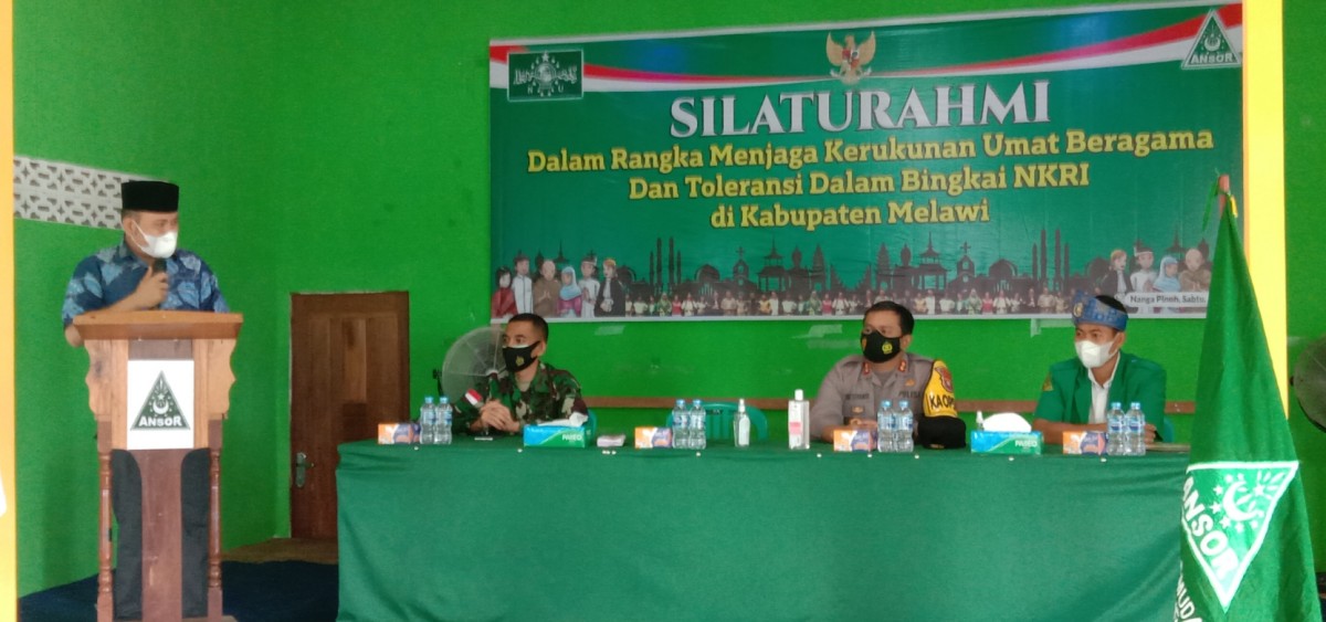 Jaga Kerukunan Umat Beragama, GP Ansor Laksanakan Silaturahmi