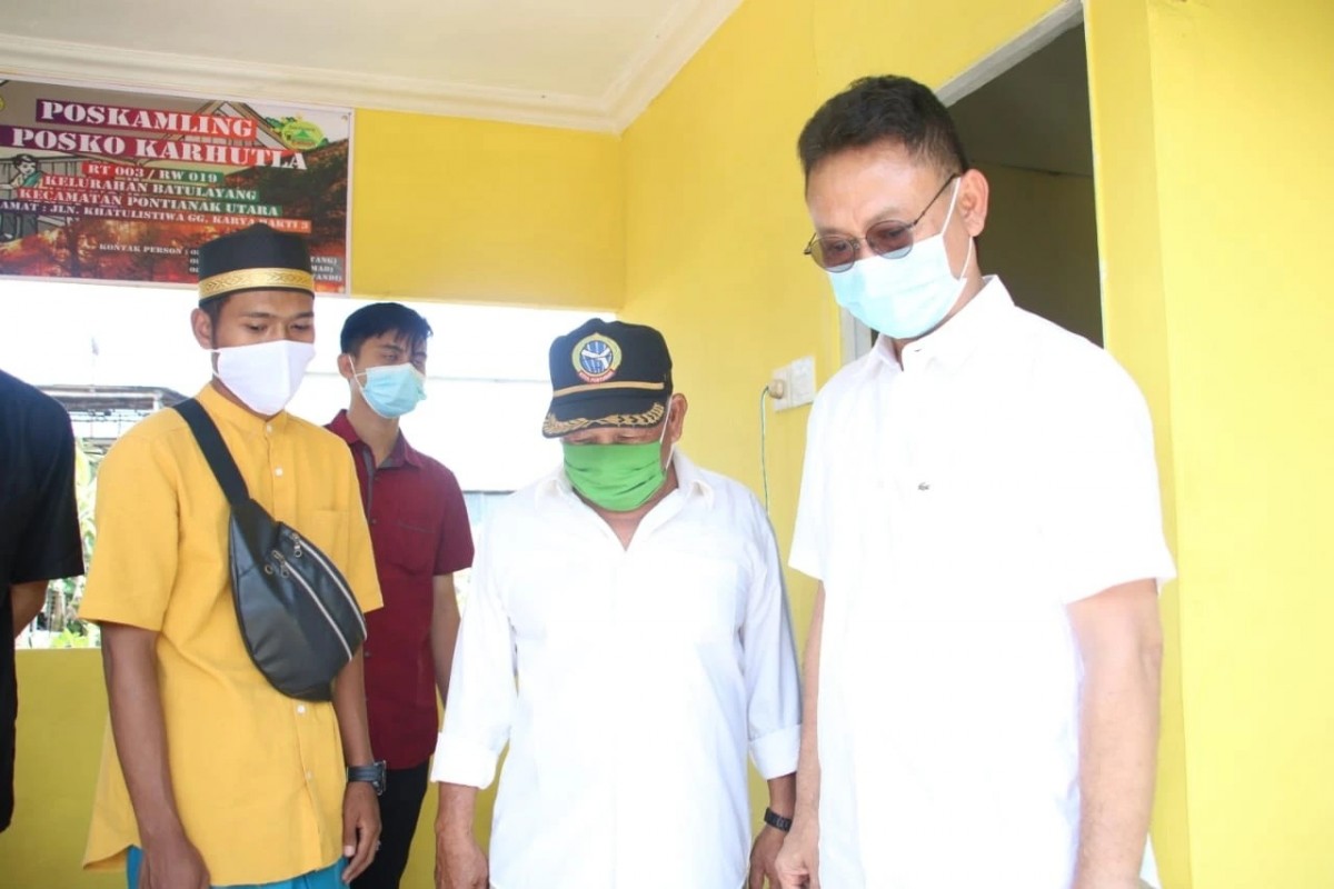 Wali Kota Apresiasi Warga Pontianak yang Bangun Pos Karhutla