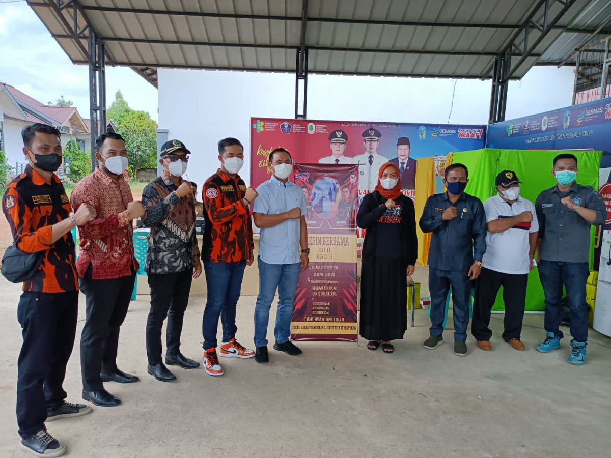 Inisiasi Vaksinasi Covid-19, Pemuda Pancasila Kapuas Hulu Targetkan 300 Orang