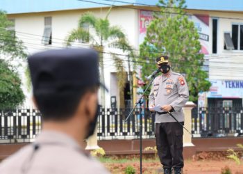 Kado Awal Tahun, 72 Personel Polres Kapuas Hulu Naik Pangkat