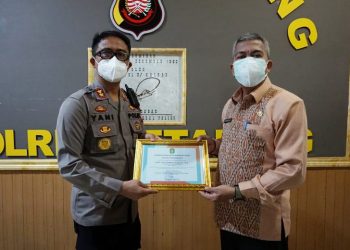 Terbanyak Ungkap Kasus Ilegal Mining, Polres Ketapang Dapat Penghargaan