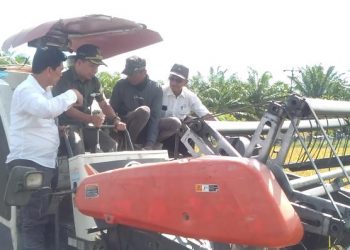 Hadiri Temu Lapang dan Panen Padi VUB, Satono Upayakan Penuhi Kebutuhan Petani