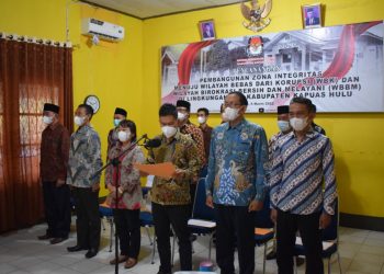 KPU Kapuas Hulu Deklarasikan Zona Integritas