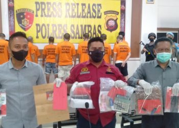 Polres Sambas Ungkap 70 Kasus, 10 di Antaranya Prostitusi