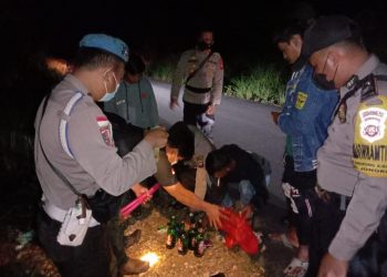 Tenggak Miras, Tujuh Pemuda Terjaring Operasi Pekat Polsek Jongkong