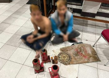 Kepergok Pemilik Rumah, Dua Maling di Desa Kapur Ditangkap Warga