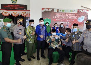 Polres, NU dan Kemenag Kapuas Hulu Gelar Vaksinasi Covid-19 Serentak Selama Tiga Hari