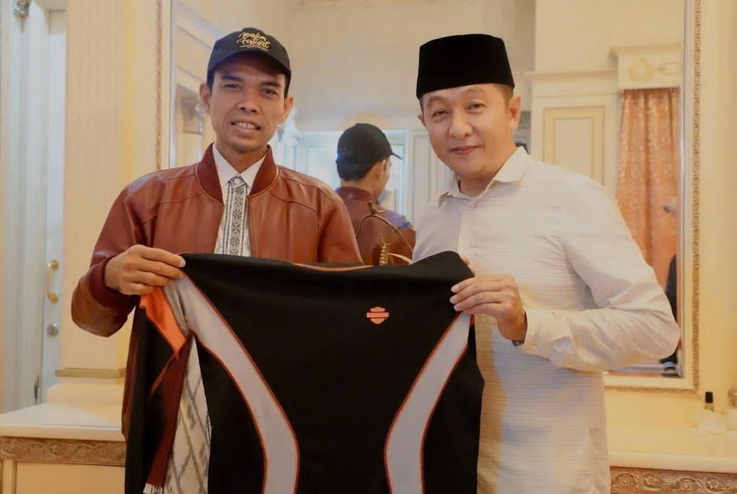 Ketua Partai Gerindra Kalbar, Haji Yuliansyah bersama Ustadz Abdul Somad. Foto: Dok Bang Yuliansyah