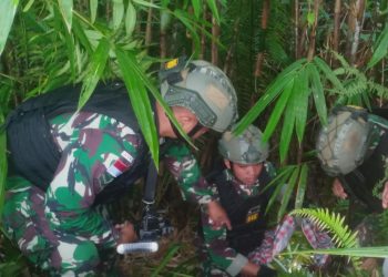 ‘Serbuan’ 27 Kg Sabu Malaysia Kembali Digagalkan Satgas Pamtas Yonif 645/Gty