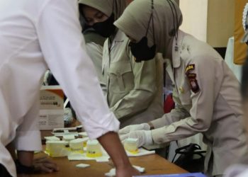 49 Personel Polresta Pontianak Tes Urine