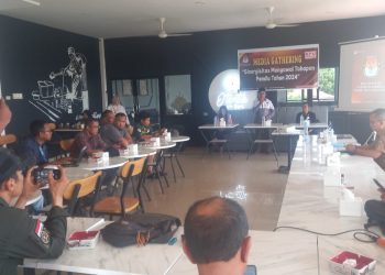 Sinergitas Mengawal Tahapan Pemilu 2024, KPU Melawi Gelar Media Gathering