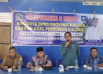 Ritaudin Anggota DPRD Kalbar Gelar Reses Serap Aspirasi Masyarakat Kapuas Hulu