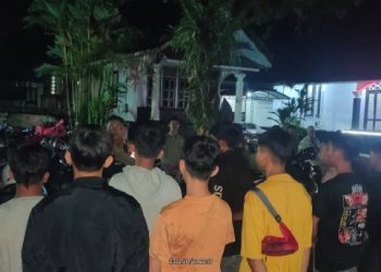 Pelajar Tawuran di Belakang Rumah Dinas Bupati Kapuas Hulu