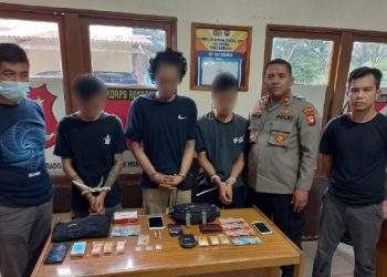 Tiga Tersangka Narkoba Ditangkap di Monterado