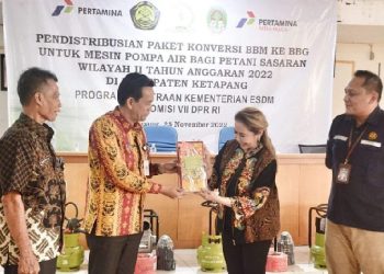 Pemkab Ketapang Terima 500 Paket Pompa Air Konversi BBM ke BBG