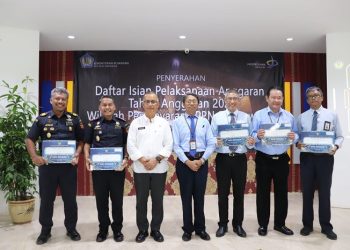 KPPN Singkawang Serahkan DIPA 2023 ke Kementerian Lembaga di Wilayah Singbebas