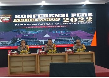 Sampaikan Kinerja Tahun 2022, Polda Kalbar Minta Media Bekerjasama Jaga Kamtibmas