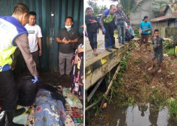 Mayat Mengapung di Parit Jalan Trans Kalimantan, Diduga Korban Laka Lantas Tunggal