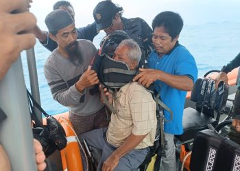 Pria Lansia Jatuh dari Kapal Ditemukan Selamat, Terdampar di Pulau Pandan