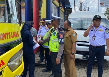 Cek Bus Jelang Lebaran, Dishub Kapuas Hulu Sebut Armada Laik Jalan