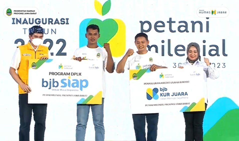 Direktur UMKM dan Komersial Bank BJB Nancy Adityasari mengatakan, sebagi bentuk komitmen untuk mendukung program Petani Milenial, Bank BJB dapat memberikan dukungan nyata, di antaranya lewat layanan kredit atau pembiayaan khusus untuk peserta Petani Milenial. Foto: Bank BJB