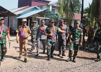 Tim Wasev Mabes TNI Kunjungi Lokasi TMMD Reguler Kodim Ketapang