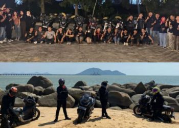 Tim Touring Pantura With ADV160 Disambut Meriah di Setiap Persinggahannya