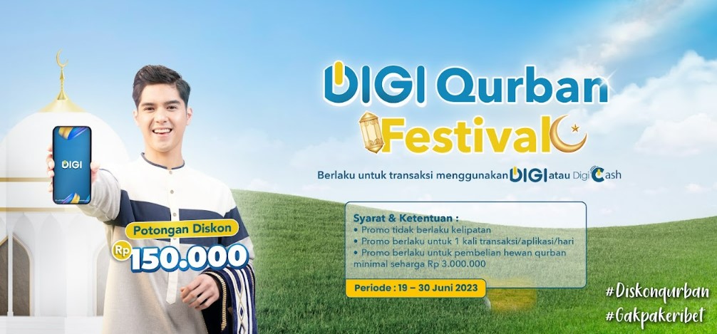 Periode program DIGI Qurban Festival berlangsung dari 19-30 Juni 2023. Foto:Bank BJB