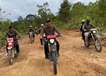 Kunjungan Kerja ke Silat Hulu, Bupati Lihat Hasil Kerjaan Karya Bakti