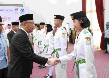 Gubernur Kalbar Resmi Mengukuhkan 28 Putra-Putri Terbaik Menjadi Paskibraka
