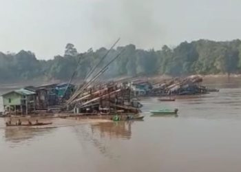 Polisi Selidiki Video Aktivitas Pertambangan Emas di Sungai Kapuas Kabupaten Sanggau