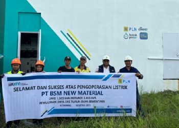 Nikmati Daya 3.465.000 VA, PT BSM Jadi Pelanggan PLN Terbesar di Ketapang