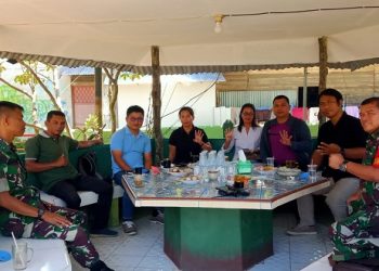 Silaturahmi Bersama Awak Media, Danramil 01/Bky Berjanji Tidak Akan Menutup Diri