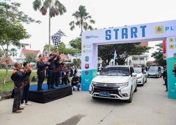 PLN dan Komunitas Kendaraan Listrik Singkawang Kolaborasi Gelar EV Gathering