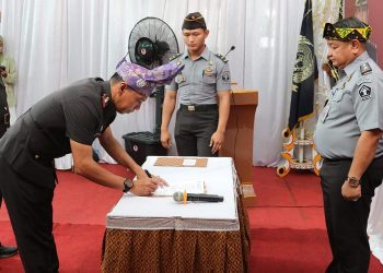 Sertijab Kalapas Ketapang, Sugiharto Gantikan Ali Imran