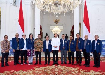 Presiden Jokowi Terima Pengurus PWI Pusat di Istana Merdeka
