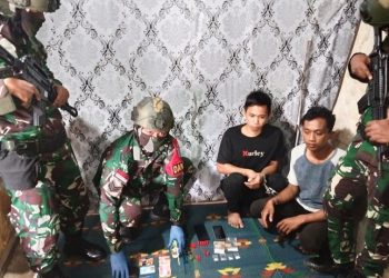 TNI Tangkap Pengedar Sabu di Perbatasan Indonesia – Malaysia
