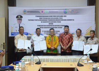 Romi Wijaya Teken Kerja Sama Penanggulangan Karhutla dengan Tiga Perusahaan