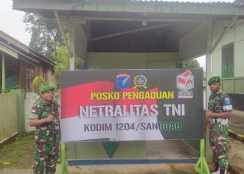 Komitmen Jaga Netralitas di Pemilu 2024, Kodim 1204/Sanggau Buka Posko Pengaduan