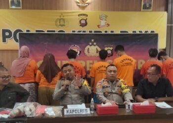 Tujuh Pengedar Sabu di Kubu Raya Ditangkap