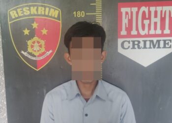 Tersangka RH diamankan Polres Kubu Raya
