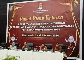 KPU Kota Pontianak Gelar Rapat Pleno Hasil Pemilu 2024