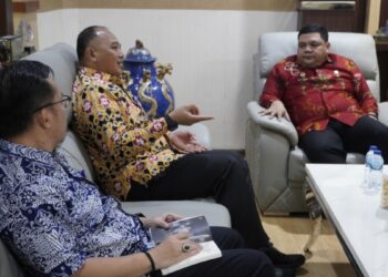 Kakanwil DJBC Kalbagbar dan Kanwil Kemenkumham Kalbar Bahas Perbatasan