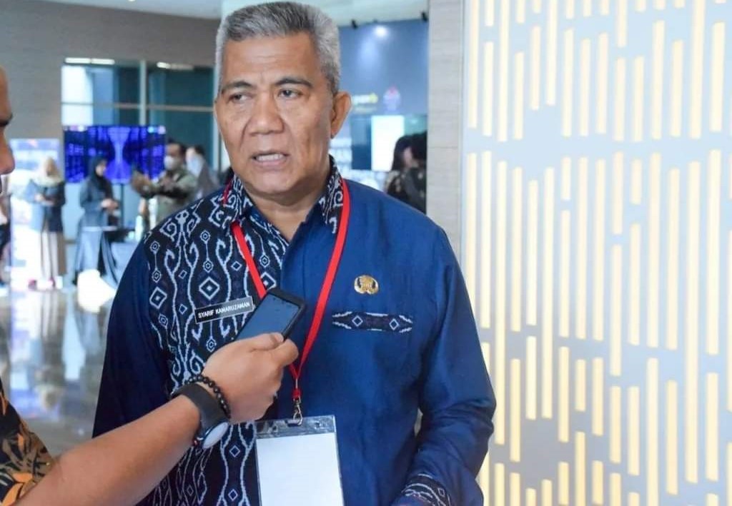 Syarif Kamaruzaman usai menghadiri Rapat Koordinasi Persiapan Pengadaan ASN Tahun 2024 di Jakarta. Foto: Syamsul Arifin/Jurnalis.co.id