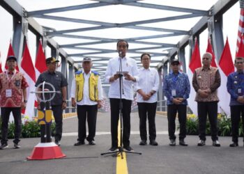 Resmikan Duplikasi Jembatan Kapuas I, Presiden Jokowi: Dana yang Dikeluarkan Rp275,5 Miliar