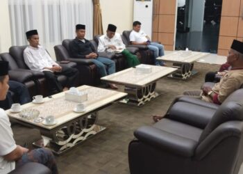 Pj Bupati Kayong Utara menerima kunjungan Pengurus LPTQ, Jumat, 10 Mei 2024. Foto: Prokopim