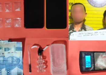 Bekuk Dua Pengedar, Polres Kubu Raya Sita 12 Paket Sabu