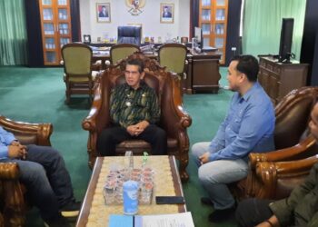 Pj Wali Kota Pontianak Sambut Audiensi PWI Kalbar
